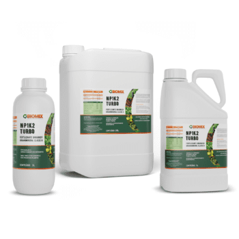 Fertilizante Organomineral Líquido NP1K2 Turbo